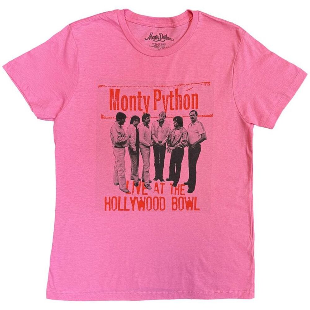 Monty Python Womens/Ladies Hollywood Bowl T-Shirt / Pink
